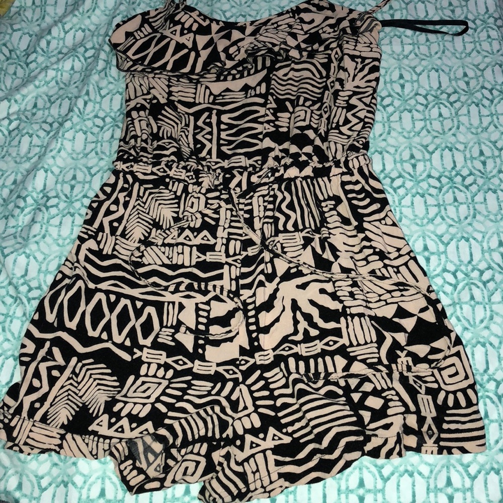 Spaghetti strap romper